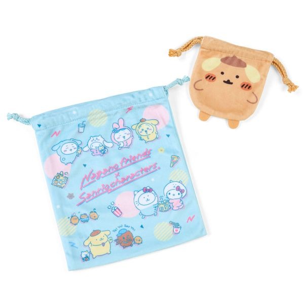 ナガノフレンズ×サンリオキャラクターズ　巾着セット　1,485円（C）nagano （C） 2023 SANRIO CO.,LTD.  　著作（株）サンリオ