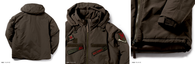 「STRICT-G.ARMS『機動戦士ガンダム』LEVEL7 JACKET」各27,500円（税込／送料・手数料別途）（C）創通・サンライズ