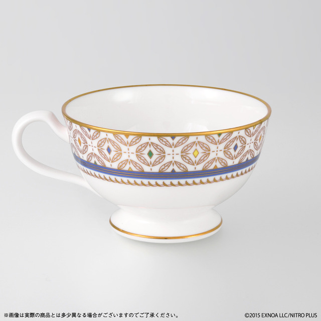 「刀剣乱舞ONLINE×Noritake ティーカップ＆ソーサーセット」各9,980円（税込／送料・手数料別途）（C）2015 EXNOA LLC/NITRO PLUS