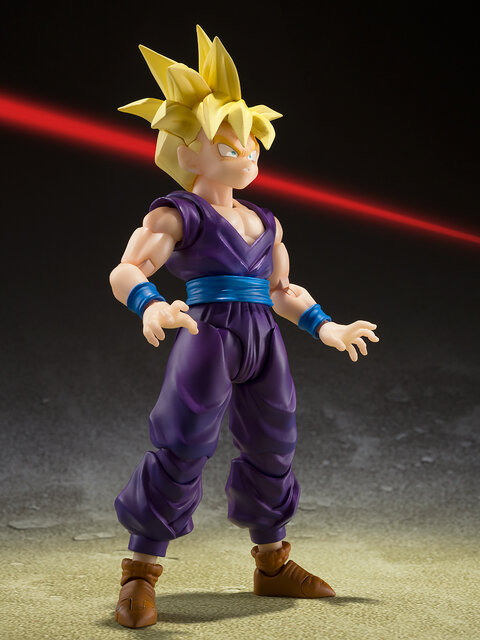 「ドラゴンボールZ」より「スーパーサイヤ人孫悟飯」がアクションフィギュア化！“叫び”や“プツン顔”などの表情パーツ、布マントで劇中の迫力を再現