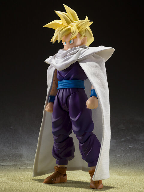 「ドラゴンボールZ」より「スーパーサイヤ人孫悟飯」がアクションフィギュア化！“叫び”や“プツン顔”などの表情パーツ、布マントで劇中の迫力を再現
