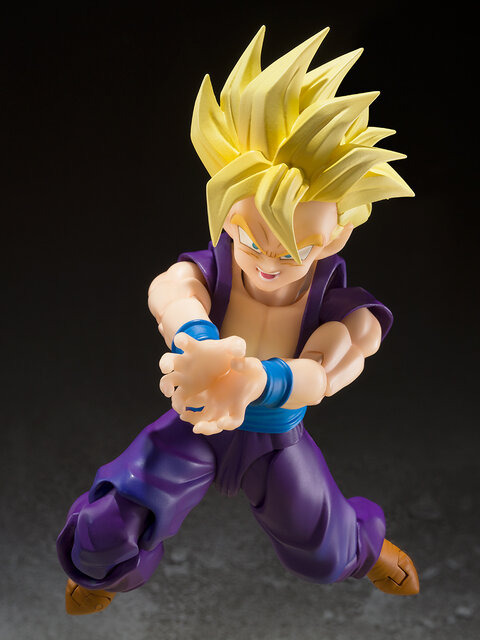 「ドラゴンボールZ」より「スーパーサイヤ人孫悟飯」がアクションフィギュア化！“叫び”や“プツン顔”などの表情パーツ、布マントで劇中の迫力を再現