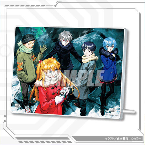 “貞本エヴァ”オンラインくじが11月22日より発売！アスカやレイの美麗イラストがアクリルパネルやマグカップに