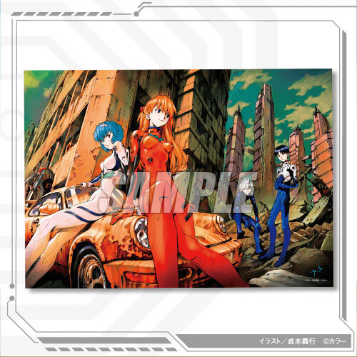 “貞本エヴァ”オンラインくじが11月22日より発売！アスカやレイの美麗イラストがアクリルパネルやマグカップに