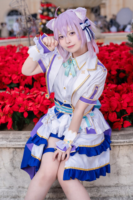 猫又おかゆ「ホロライブ」／るあち（@ruqu_u）