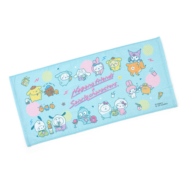 ちいかわ、シナモロールらが仲良くパジャマパーティー！「ナガノフレンズ×サンリオキャラクターズ」新グッズが発売開始