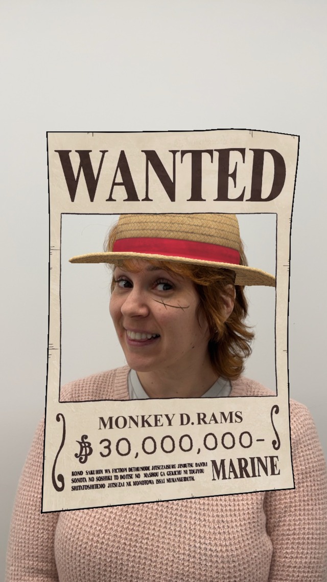 LOS ANGELES RAMS AND ONE PIECE GAME Collaboration DAY 演出展開イメージ（C）尾田栄一郎/集英社（C）尾田栄一郎/集英社・フジテレビ・東映アニメーション（C）Bandai Namco Entertainment Inc.