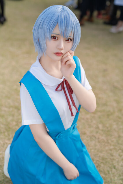 綾波レイ「エヴァンゲリオン」／緑埜（@midorino_o）