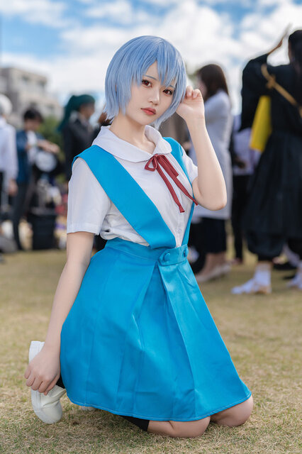 綾波レイ「エヴァンゲリオン」／緑埜（@midorino_o）