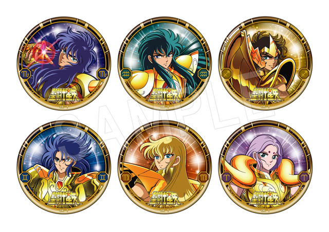 『聖闘士星矢』中外鉱業ブースグッズイメージ（C）車田正美・東映アニメーション