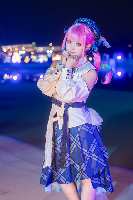 湊あくあ「ホロライブ」／みら（@tehslu__cos_xxx）