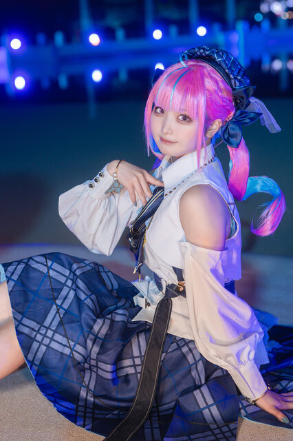 湊あくあ「ホロライブ」／みら（@tehslu__cos_xxx）