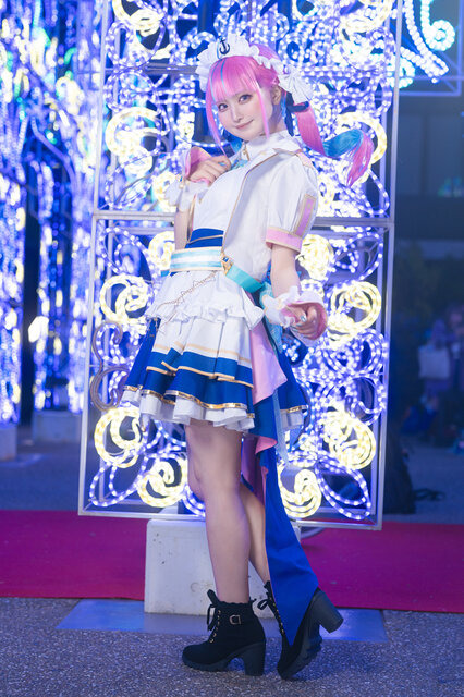 湊あくあ「ホロライブ」／みら（@tehslu__cos_xxx）