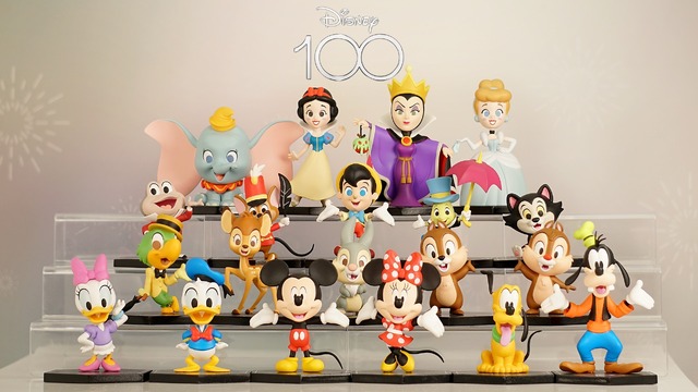 ディズニー創立100周年記念「ミニフィギュアコレクション」遂に全100種
