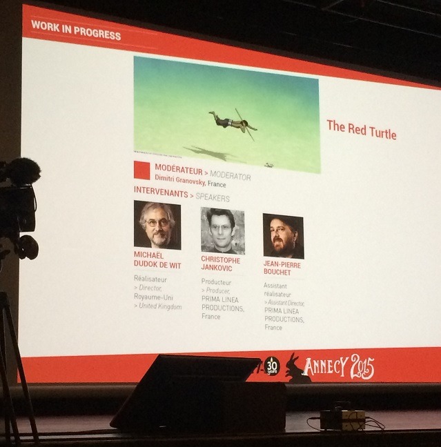 高畑勲監督が絶賛、スタジオジブリ協力の「The Red Turtle」制作過程をアヌシーで明かす