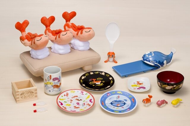 『ポケモン』“シャリタツ”をテーマにした新グッズ登場！醬油タレビンや一合枡、ヘイラッシャの寿司下駄などユーモア抜群のラインナップ