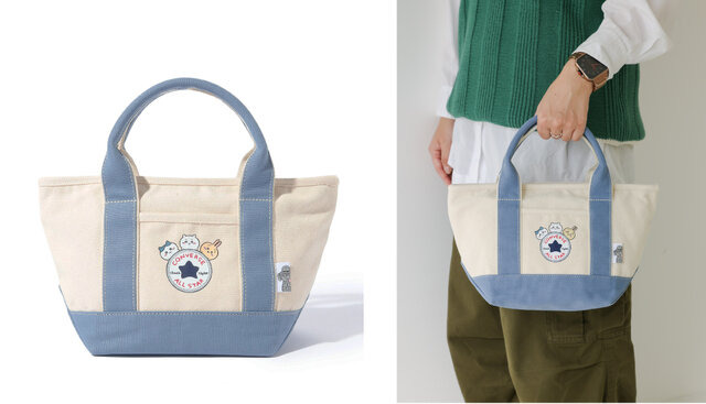 「ちいかわ」とコンバースがコラボ！トートバッグやリュックなど、ALLSTARマークから顔を出すハチワレたちが可愛らしくデザイン