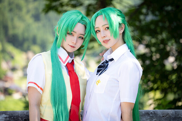 『ひぐらしのなく頃に』園崎詩音：二瑆 夏（X：@AgoAgo_25）、園崎魅音：二瑆 雪（X：@Agone_25）／撮影：なら（X：@NkzyRnrmtC）