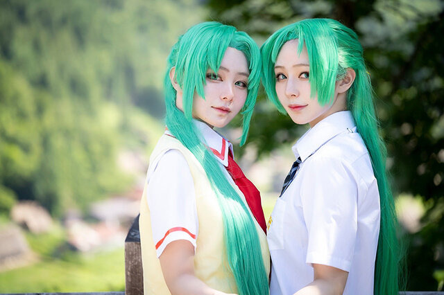 『ひぐらしのなく頃に』園崎詩音：二瑆 夏（X：@AgoAgo_25）、園崎魅音：二瑆 雪（X：@Agone_25）／撮影：なら（X：@NkzyRnrmtC）