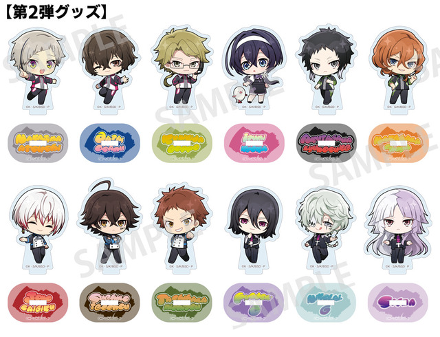 「文豪ストレイドッグス in JOYPOLIS」トレーディングミニアクリルスタンド(全 12 種) 900 円(税込)（C）朝霧カフカ・春河35/ＫＡＤＯＫＡＷＡ/文豪ストレイドッグス製作委員会