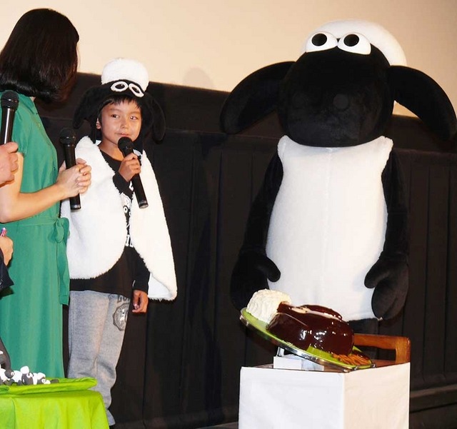 木村佳乃＆加藤憲史郎／『映画 ひつじのショーン～バック・トゥ・ザ・ホーム～』公開直前イベント