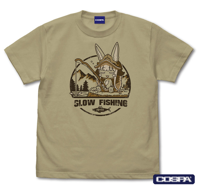 「釣りするナナチ Tシャツ」3,300円（税込）（C）つくしあきひと・竹書房／メイドインアビス「烈日の黄金郷」製作委員会