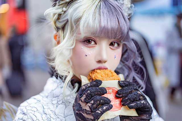 あまに（X：@kujoamani）／ヘアメイク：Miyako 霊子（X：@miyako_cheng）