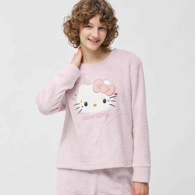 「ハローキティ」×「GU」のコラボ商品が発売！“未来を見つめるキティの瞳”を表現したルームウェアがキュート