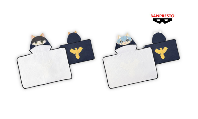 「『マッシュル-MASHLE-』in ナムコ - Enjoy together ! -」マッシュル-MASHLE-フード付きタオル～ナムコキャンペーン～(全2種)（C）甲本 一／集英社・マッシュル製作委員会