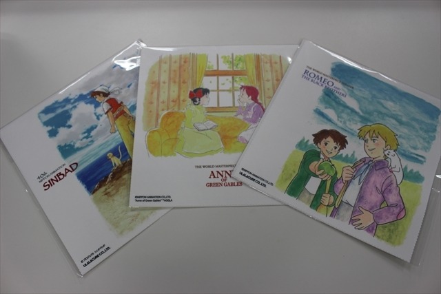 「赤毛のアン」や「ロミオと青い空」ポストカード、液晶レンズクリーナをプレゼント
