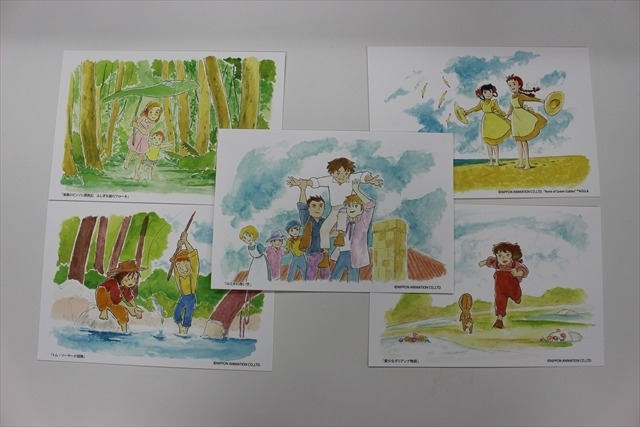 「赤毛のアン」や「ロミオと青い空」ポストカード、液晶レンズクリーナをプレゼント