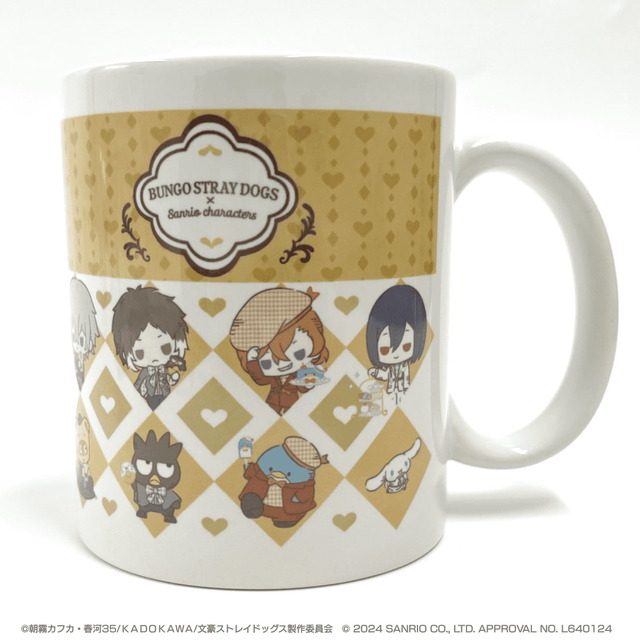 A賞　マグカップ（全1種）(C)朝霧カフカ・春河35/ＫＡＤＯＫＡＷＡ/文豪ストレイドッグス製作委員会(C) 2024 SANRIO CO., LTD. APPR. NO. L646656