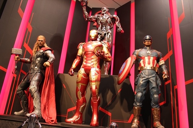 「アベンジャーズ」六本木に秘密基地を再現　ホットトイズのヒーローたちが集結
