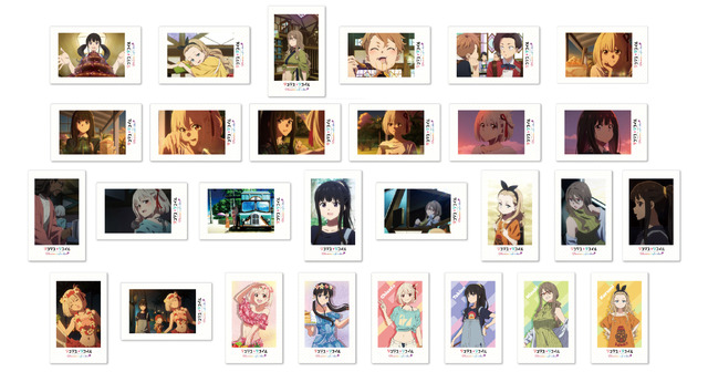 「トレーディング インスタントフォト風カード」330円（税込）（C）Spider Lily／アニプレックス・ABCアニメーション・BS11