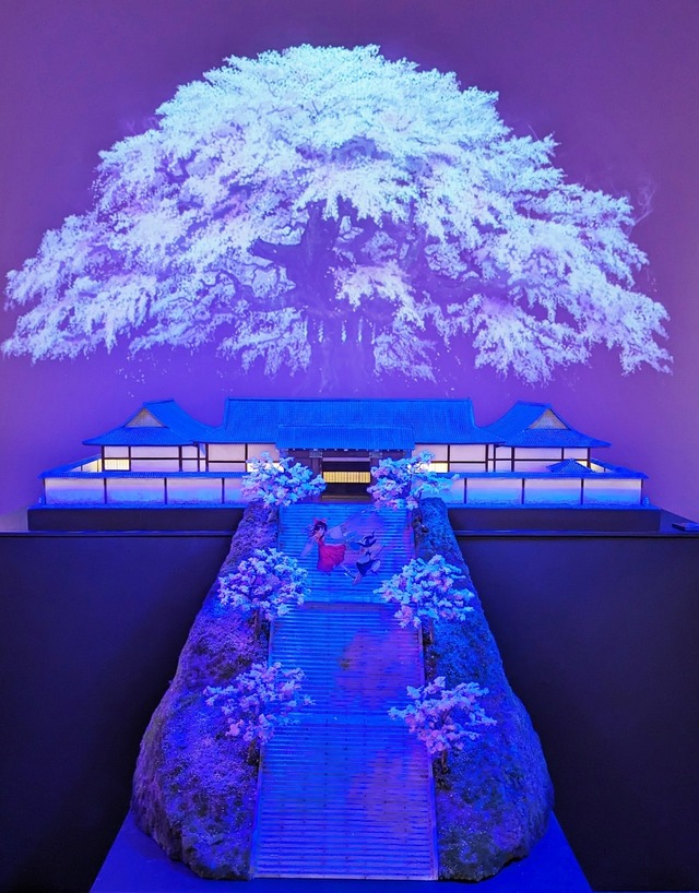 「大・東方Project展2023」『白玉楼』ジオラマ（C）上海アリス幻樂団