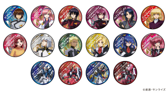 「缶バッジコレクション」440円（税別）（C）創通・サンライズ