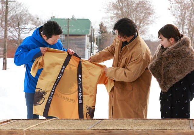 映画『ゴールデンカムイ』「映画『ゴールデンカムイ』ありがとう!!北海道ッ!!イベント」オフィシャルスチール（C）野田サトル／集英社（C）2024映画「ゴールデンカムイ」製作委員会