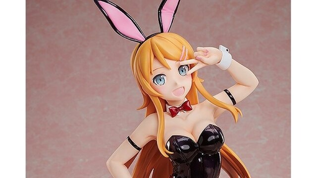 布製の“網タイツ”から透けるお尻の質感…俺妹「高坂桐乃」がバニー姿の1/4スケールで立体化！今後「黒猫 バニーVer.」も案内予定
