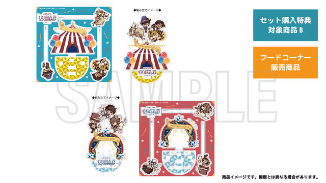「名探偵コナン大阪城本陣SPECIALSHOP」【アクリルピック】各 税込1,540円（C）青山剛昌／小学館・読売テレビ・TMS1996