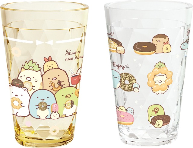 『すみっコぐらし』×「ミスタードーナツ」「アクリルカップ」各990円（税込）（C）2024 SAN-X CO., LTD. ALL RIGHTS RESERVED.