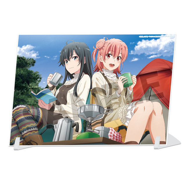 「やはり俺の青春ラブコメはまちがっている。完 ビジュアルアクリルプレート」各3,300円（税込）（C）渡 航、小学館／やはりこの製作委員会はまちがっている。完