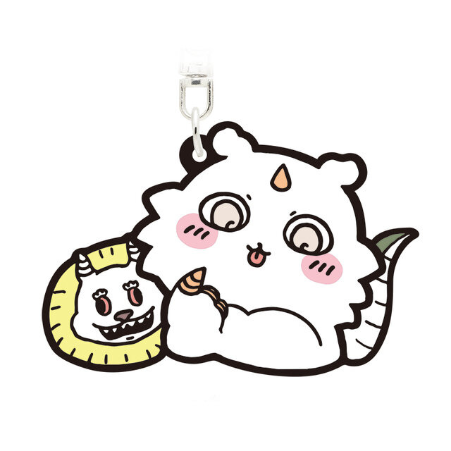 ポンポンを持って応援する「ちいかわ」がかわいい！ラバーキーホルダー第3弾には、「あのこ」や「でかつよ」も
