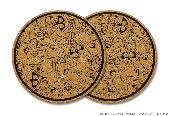 『ぼのぼの』コルクコースター2枚セット（C）いがらしみきお／竹書房・フジテレビ・エイケン