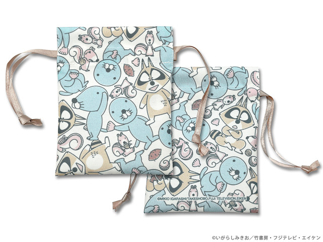 『ぼのぼの』豆巾着トリオいっぱい（C）いがらしみきお／竹書房・フジテレビ・エイケン