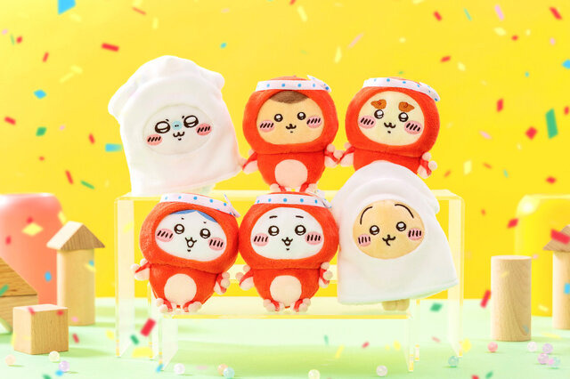 テーブルにちいかわ、ハチワレを座らせたい！「ちいかわ たこイカくじ」が本日2月13日より発売―うさぎのBIGイカクッションもかわいい