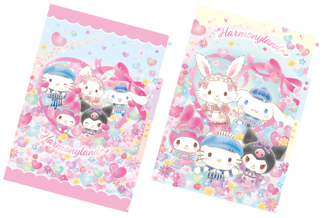 『サンリオ』「インデックス付きクリアファイル（2種）」550円（C）2024 SANRIO CO., LTD.