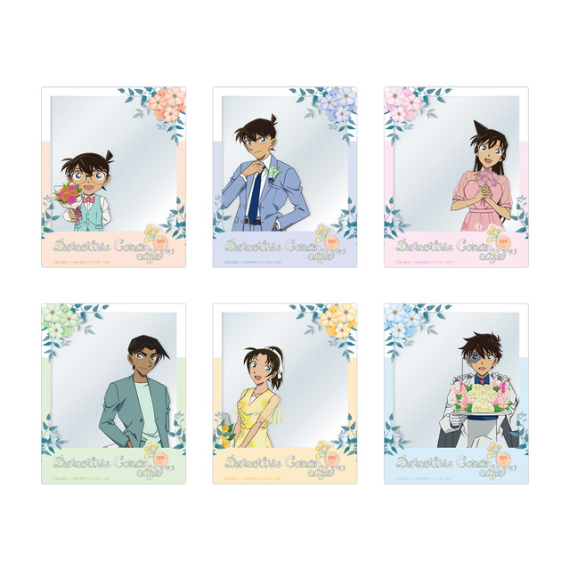 「名探偵コナンカフェ」アクリルカード（ランダム6種）（C）青山剛昌／小学館・読売テレビ・TMS 1996