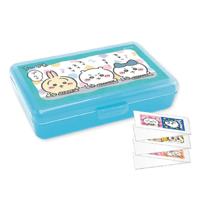 小物入れにも使える“ちいかわ”のケースが可愛い！うさぎやくりまんじゅうも登場のシールが付属で、手持ちのアイテムをちいかわ仕様に