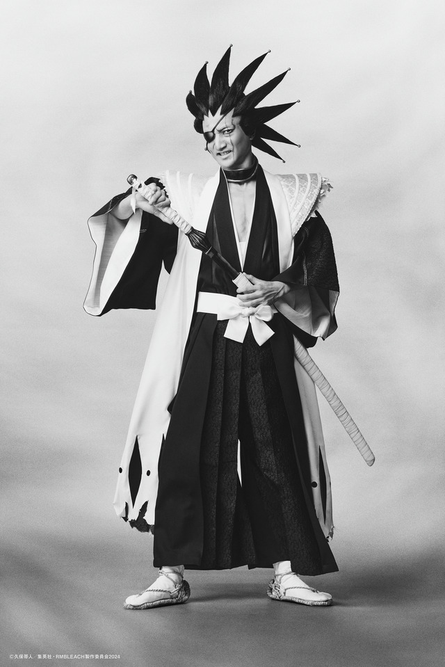 「『ROCK MUSICAL BLEACH』～Arrancar the Beginning～」更木剣八：岡本悠紀（C）久保帯人／集英社・RMBLEACH 製作委員会 2024
