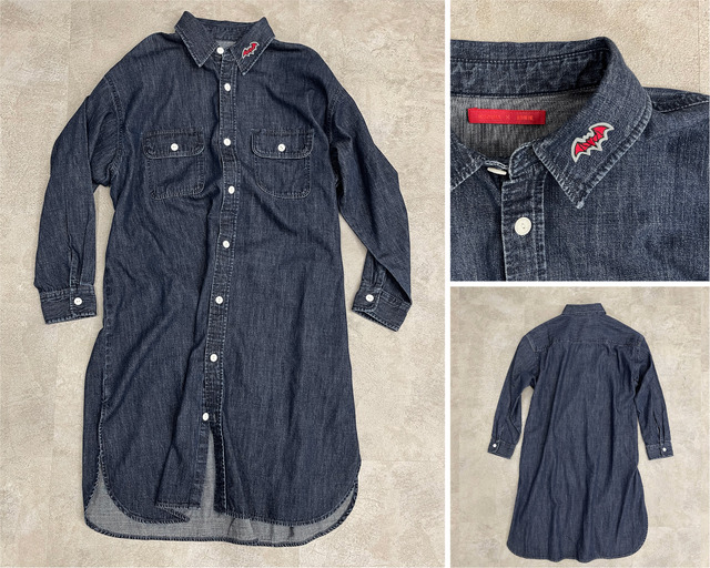 LONG DENIM SHIRTS 葛葉